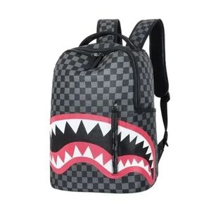 Shark Lattice Graphic Backpack very Popular